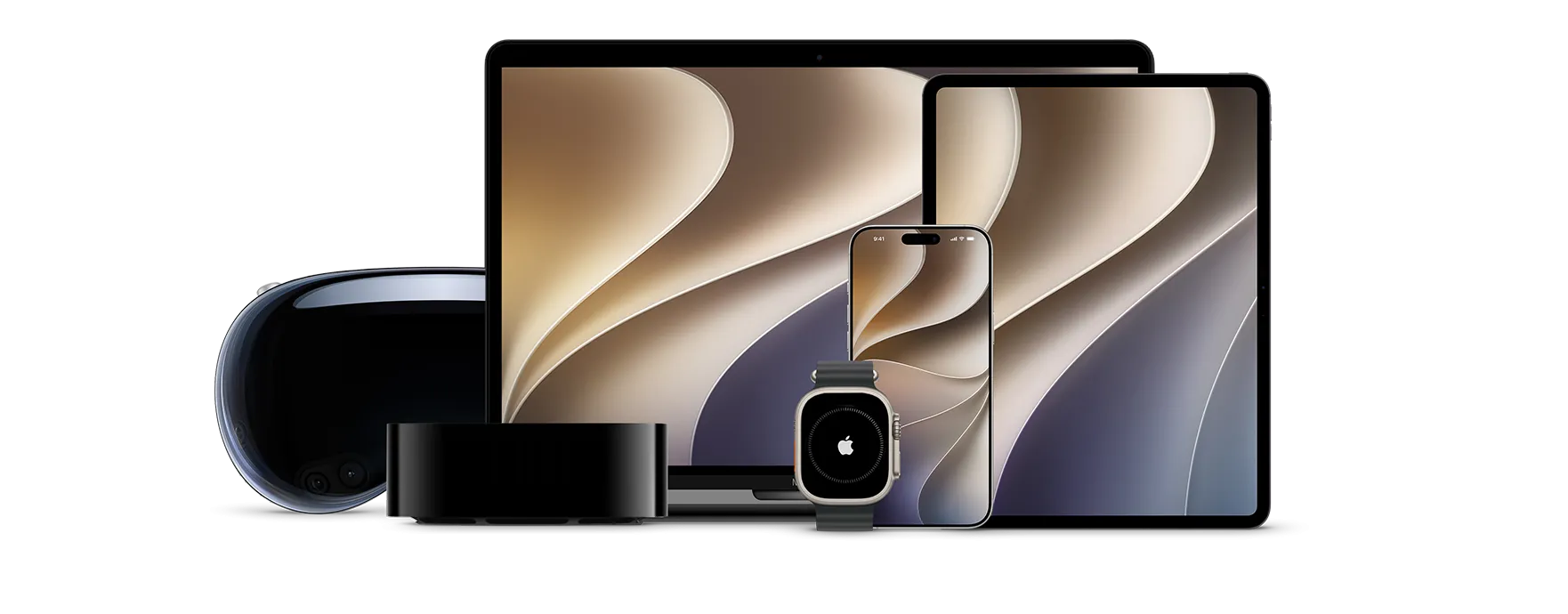 iPhone, iPad, MacBook, Apple Watch and Apple TV