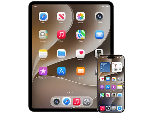iPad and iPhone running the Nsromapa app